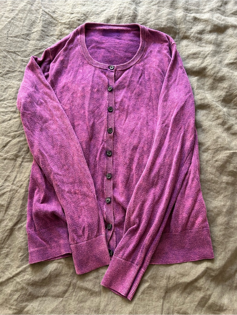 Women's Acid Wash Cardigan